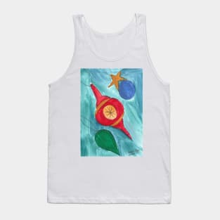 Vintage Ornaments Painting Tank Top